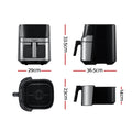 Devanti Air Fryer 6.5L LCD Digital Display Window