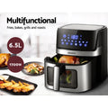 Devanti Air Fryer 6.5L LCD Digital Display Window