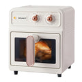 Devanti 6L Air Fryer 1700W Knob Control Cream
