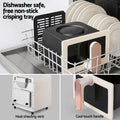 Devanti 6L Air Fryer 1700W Knob Control Cream
