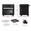 Devanti Air Fryer 15L LCD Digital Display Oven Cooker