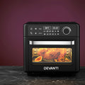 Devanti Air Fryer 15L LCD Digital Display Oven Cooker