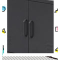 Artiss Metal Buffet Sideboard Cabinet Charcoal Base