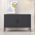Artiss Metal Buffet Sideboard Cabinet Charcoal Base