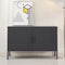 Artiss Metal Buffet Sideboard Cabinet Charcoal Base
