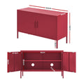 Artiss Metal Buffet Sideboard Cabinet Pink Base
