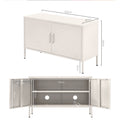 Artiss Metal Buffet Sideboard Cabinet White Base