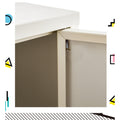 Artiss Metal Buffet Sideboard Cabinet White Base