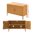 Artiss Metal Buffet Sideboard Cabinet Yellow Base