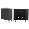 Artiss Buffet Sideboard Metal Cabinet Charcoal