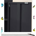 Artiss Buffet Sideboard Metal Cabinet Charcoal