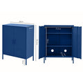 Artiss Buffet Sideboard Metal Cabinet Blue
