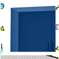 Artiss Buffet Sideboard Metal Cabinet Blue