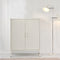 Artiss Metal Buffet Sideboard Cabinet White Storage