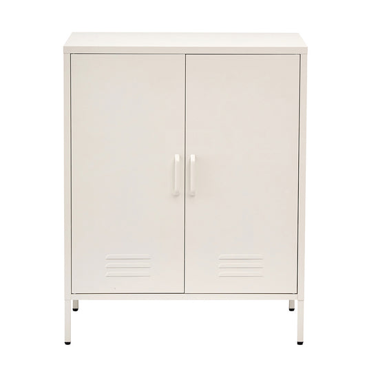 Artiss Buffet Sideboard Metal Cabinet - SWEETHEART White