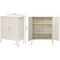 Artiss Buffet Sideboard Metal Cabinet - SWEETHEART White