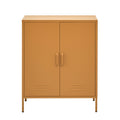 Artiss Buffet Sideboard Metal Cabinet Yellow 120cm