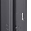 Artiss Bedside Table Metal Cabinet Black
