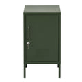 Artiss Bedside Table Metal Cabinet Green