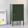 Artiss Bedside Table Metal Cabinet Green