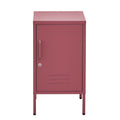 Artiss Bedside Table Metal Cabinet MINI Pink