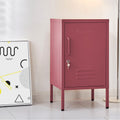 Artiss Bedside Table Metal Cabinet MINI Pink