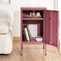 Artiss Bedside Table Metal Cabinet MINI Pink