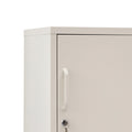 Artiss Metal Bedside Table Cabinet White