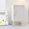 Artiss Metal Bedside Table Cabinet White