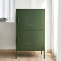 Artiss Metal Buffet Sideboard Cabinet Double Green 80cm