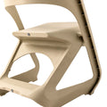 Artiss Dining Chairs x4 Stackable Plastic Beige Cafe Office