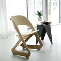 Artiss Dining Chairs x4 Stackable Plastic Beige Cafe Office