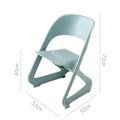 Artiss Dining Chairs Set of 4 Stackable Plastic Office Blue