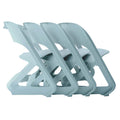 Artiss Dining Chairs Set of 4 Stackable Plastic Office Blue