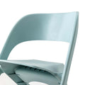 Artiss Dining Chairs Set of 4 Stackable Plastic Office Blue