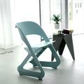 Artiss Dining Chairs Set of 4 Stackable Plastic Office Blue
