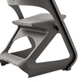 Artiss Dining Chairs Set 4 Stackable Plastic Office Cafe Grey