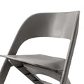 Artiss Dining Chairs Set 4 Stackable Plastic Office Cafe Grey