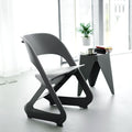 Artiss Dining Chairs Set 4 Stackable Plastic Office Cafe Grey
