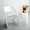 Artiss Dining Chairs x4 Stackable Plastic Office Cafe Lounge White