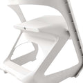 Artiss Dining Chairs x4 Stackable Plastic Office Cafe Lounge White