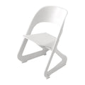 Artiss Dining Chairs x4 Stackable Plastic Office Cafe Lounge White