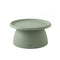 Artiss Round Coffee Table 71cm Plastic Green