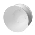 Artiss Round Coffee Table 71cm White Plastic