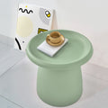 Artiss Round Coffee Table 52cm Green Plastic