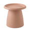 Artiss Round Coffee Table 52cm Pink Plastic Modern