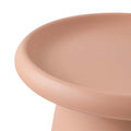 Artiss Round Coffee Table 52cm Pink Plastic Modern