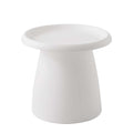 Artiss Coffee Table Round 52cm White Plastic