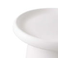 Artiss Coffee Table Round 52cm White Plastic