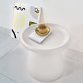 Artiss Coffee Table Round 52cm White Plastic